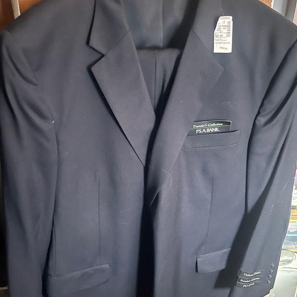 Jos. A. Bank Other - Jos. A. Bank Dark Blue Suit - Tags $760 - Jacket Size 50 - pants 42 Long
